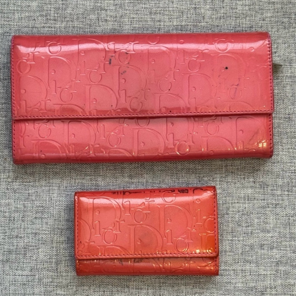 Christian Dior Wallet & Key Holder Set